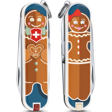 Swiss Army Brands Victorinox 0.6223.L1909Us2 Gingerbread Love 2019 Classic Limited Edition Map VIC-0.6223.L1909-X3
